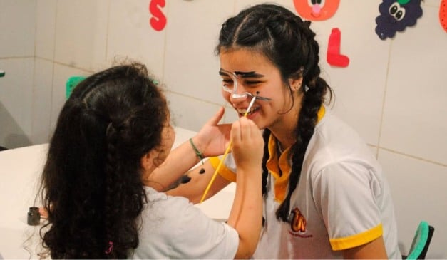 Projeto Viva Gentileza, do UP, leva doações à Creche Pequeno Lar. Imagem: UP/Divulgação