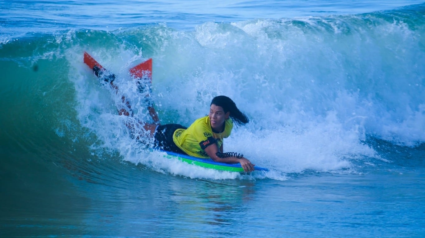Circuito Estadual de Bodyboarding 2025. Vila Velha. 25/01/2026
Maíra Viana é hexacampeã estadual (Foto: Cinthya Oliveira)