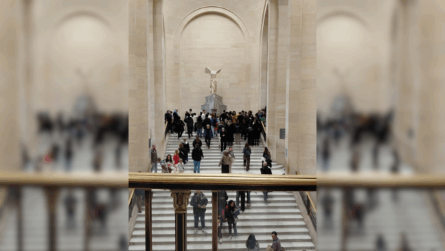 A Vitória de Samotrácia. Museu do Louvre. Foto: Fernando Augusto