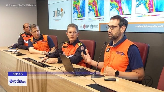 Defesa Civil alerta para chuvas intensas e riscos no ES