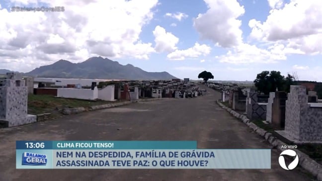 Sepultamento de jovem grávida em meio a ameaças de bandidos