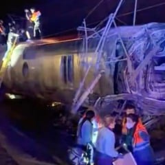 Acidente de trem em Adamuz, no sul da Espanha