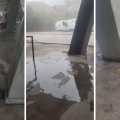 Alagamentos no Terminal de Itacib&aacute; em Cariacica