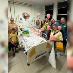 Paciente ganha anivers&aacute;rio em hospital de Vila Velha