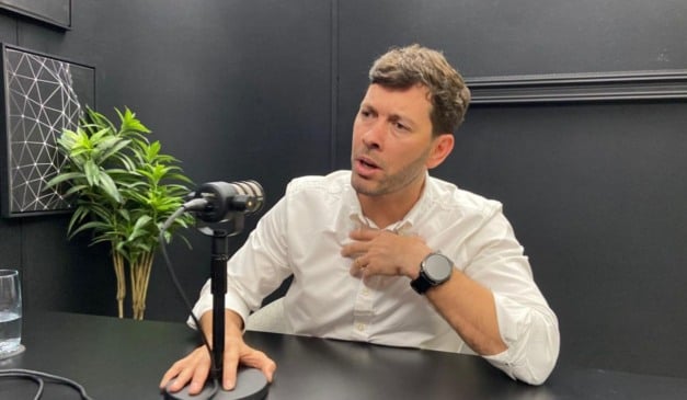 Arnaldinho Borgo em entrevista à coluna De Olho no Poder (foto: Dyhego Salazar)