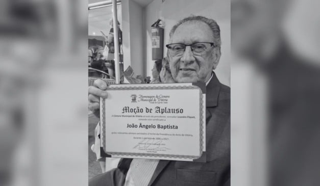 João Ângelo Baptista morre aos 82 anos. Foto: Reprodução/Mile4
