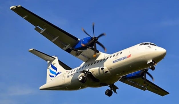 Avião ATR 42-500 da Indonesia Air Transport desapareceu na Indonésia.