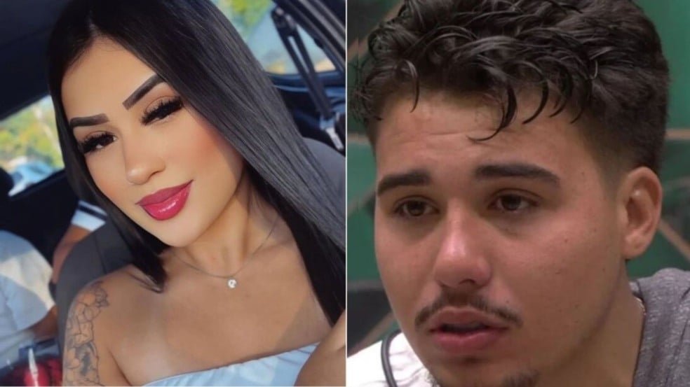 Rayne Luiza (E), esposa de Pedro (D) - Foto: Reprodução/Instagram @ray_luiza_; Divulgação Rayne Luiza (E), esposa de Pedro (D) - Foto: Reprodução/Instagram @ray_luiza_; Divulgação