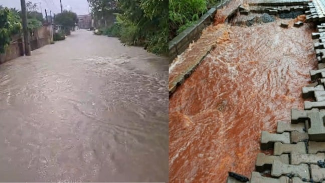 Chuva em Rio Bananal e Sooretama (Foto/reprodução: TV Vitória)
