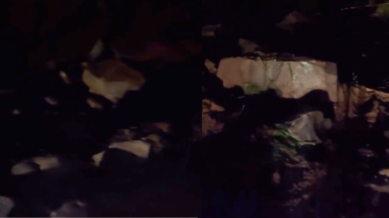 Interdi&ccedil;&atilde;o em Alegre (Foto/reprodu&ccedil;&atilde;o: TV Vit&oacute;ria)