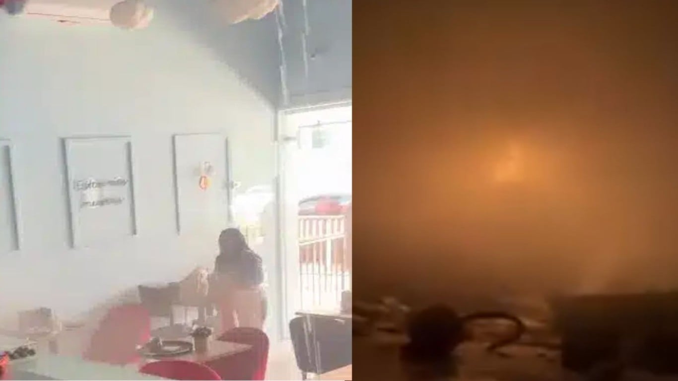 Incêndio doceria de Vila Velha (Foto/reprodução: Instagram)