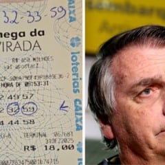 Bolsonaro ganha na Mega da Virada (Foto: reprodu&ccedil;&atilde;o redes sociais)