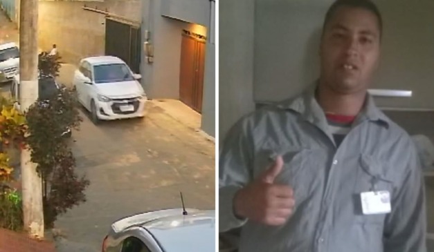 Câmeras flagram assassinato de homem em Guarapari. Foto: Reprodução/TV Vitória.