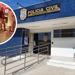 Caso do jovem que dava grau em moto e foi baleado foi levado para a Delegacia Regional de Cariacica. Fotos: H&eacute;lio Filho (Governo do ES) / TV Vit&oacute;ria.