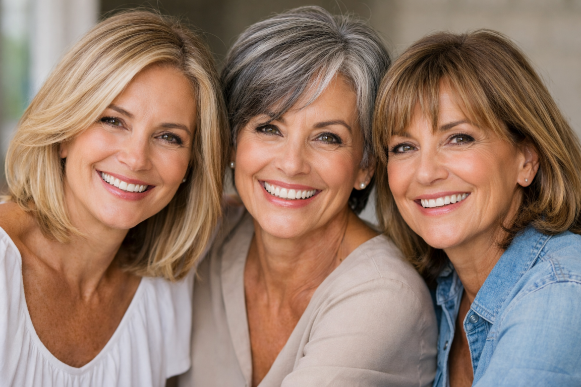 Cortes estratégicos ajudam a suavizar traços e atualizar o visual de mulheres a partir dos 50 anos/ ChatGPT Cortes estratégicos ajudam a suavizar traços e atualizar o visual de mulheres a partir dos 50 anos/ ChatGPT