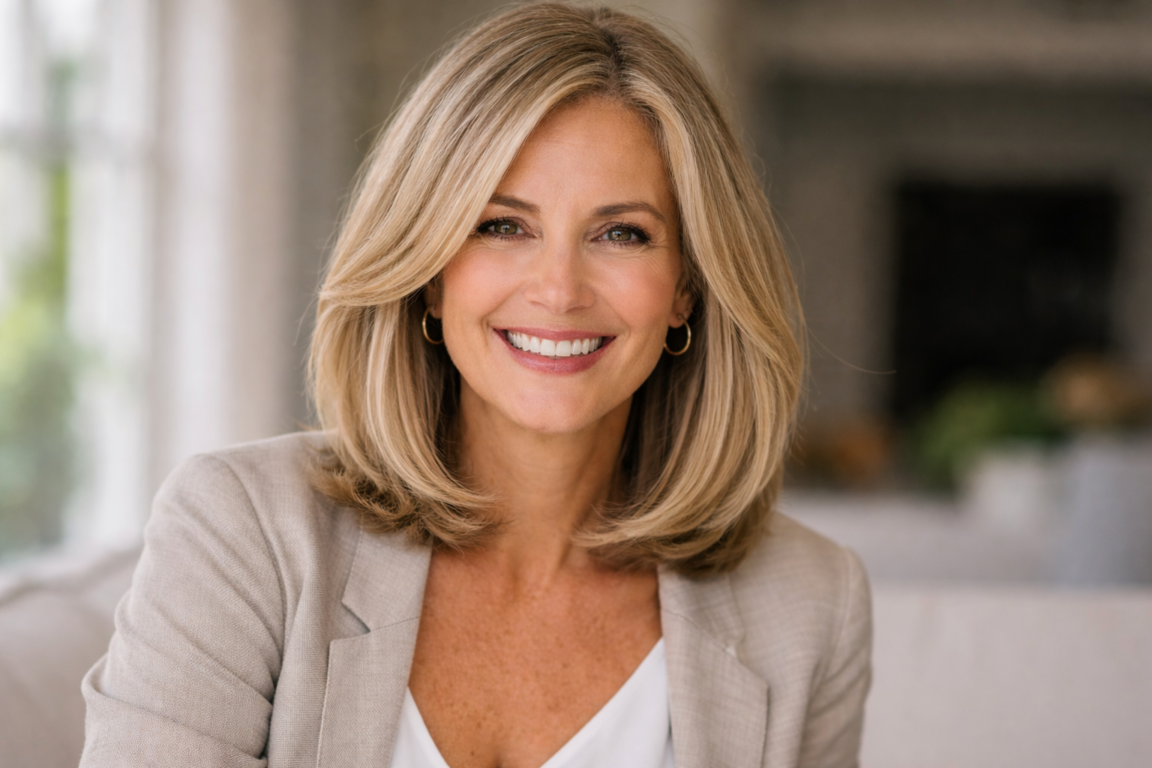 Corte Clavicut em destaque: comprimento na linha da clavícula cria movimento e moldura ao rosto./ ChatGPT Corte Clavicut em destaque: comprimento na linha da clavícula cria movimento e moldura ao rosto./ ChatGPT