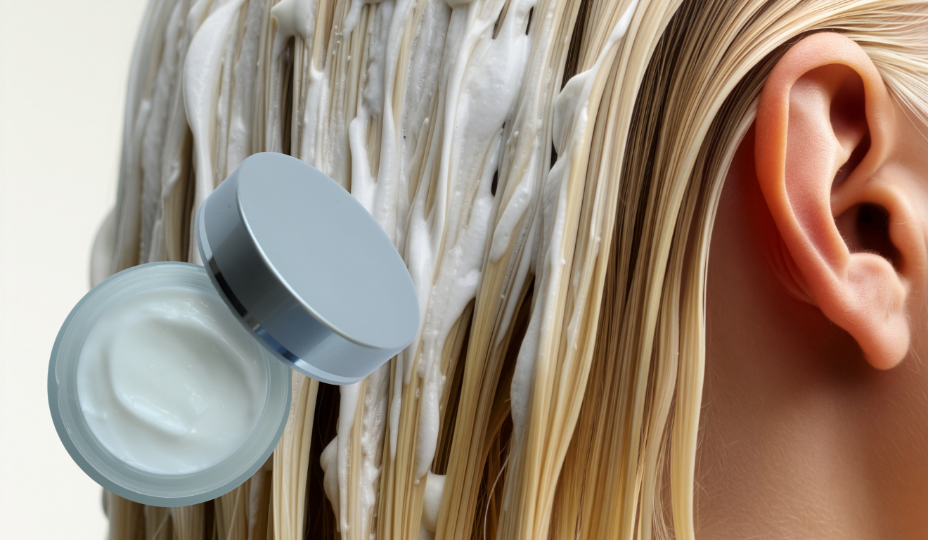 Creme pra usar no cabelo e eliminar o frizz/Canva/IA Creme pra usar no cabelo e eliminar o frizz/Canva/IA