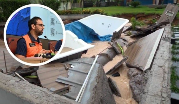 O meteorologista da Defesa Civil, Mauro Bernasconi, atualizou a situação da chuva no ES. Foto: Montagem/ Folha Vitória 