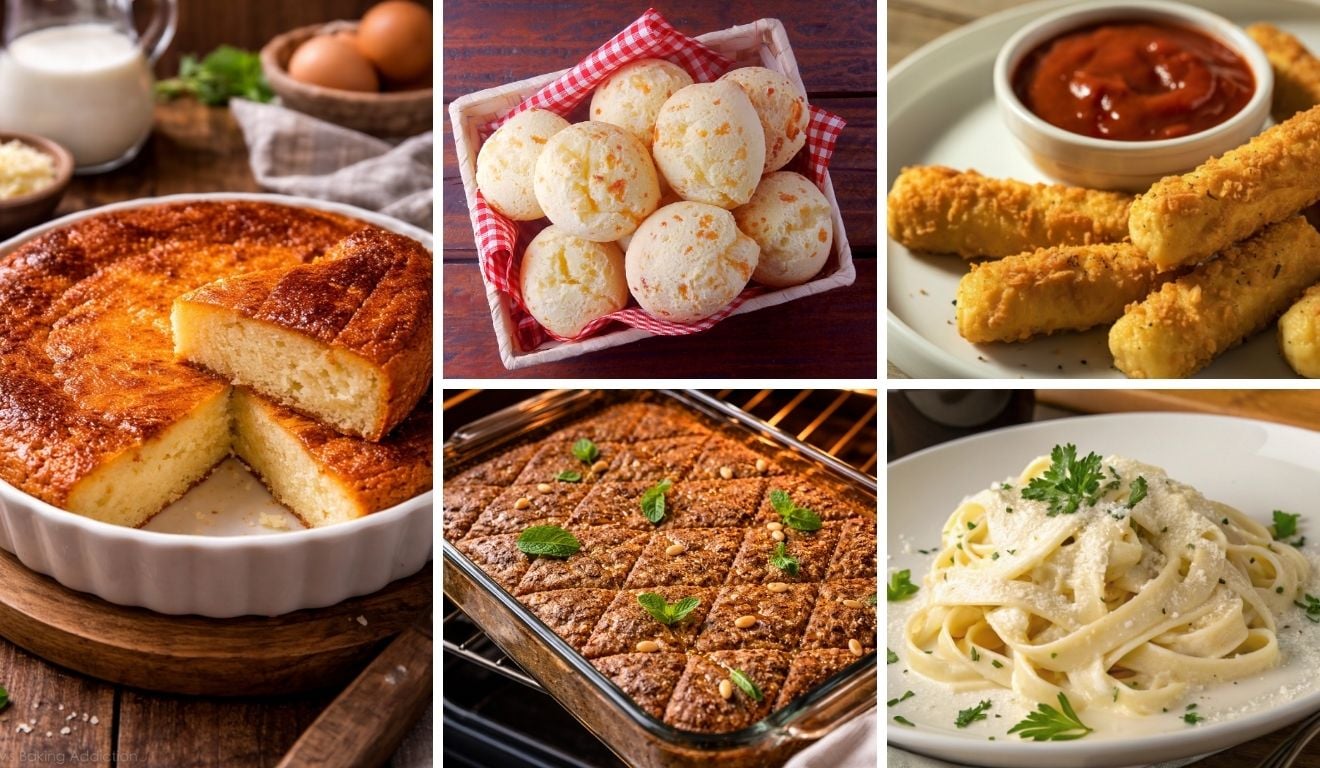 5 receitas com queijo para dar água na boca (Foto: Canva/imagem gerada no DALL·E 3) 5 receitas com queijo para dar água na boca (Foto: Canva/imagem gerada no DALL·E 3)