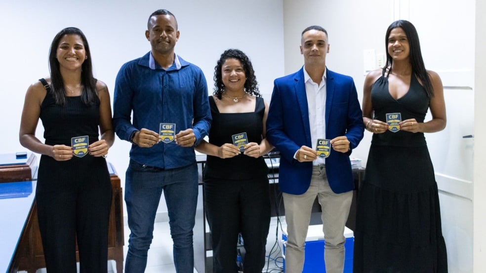 ES tem novos árbitros no quadro da CBF ES tem novos árbitros no quadro da CBF