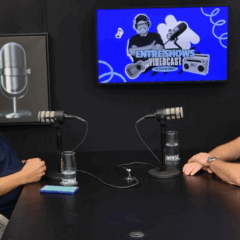 Serj&atilde;o Nascimento e Bruno Lawall. Foto: Videocast Entre Shows/Divulga&ccedil;&atilde;o