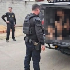 Casal preso no ES por venda de armas (Foto/reprodu&ccedil;&atilde;o: SESP)
