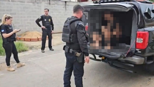 Casal preso no ES por venda de armas (Foto/reprodução: SESP)