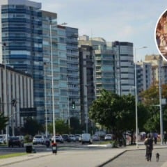 Turista &eacute; atropelada na orla de camburi (Foto/reprodu&ccedil;&atilde;o: TV Vit&oacute;ria)