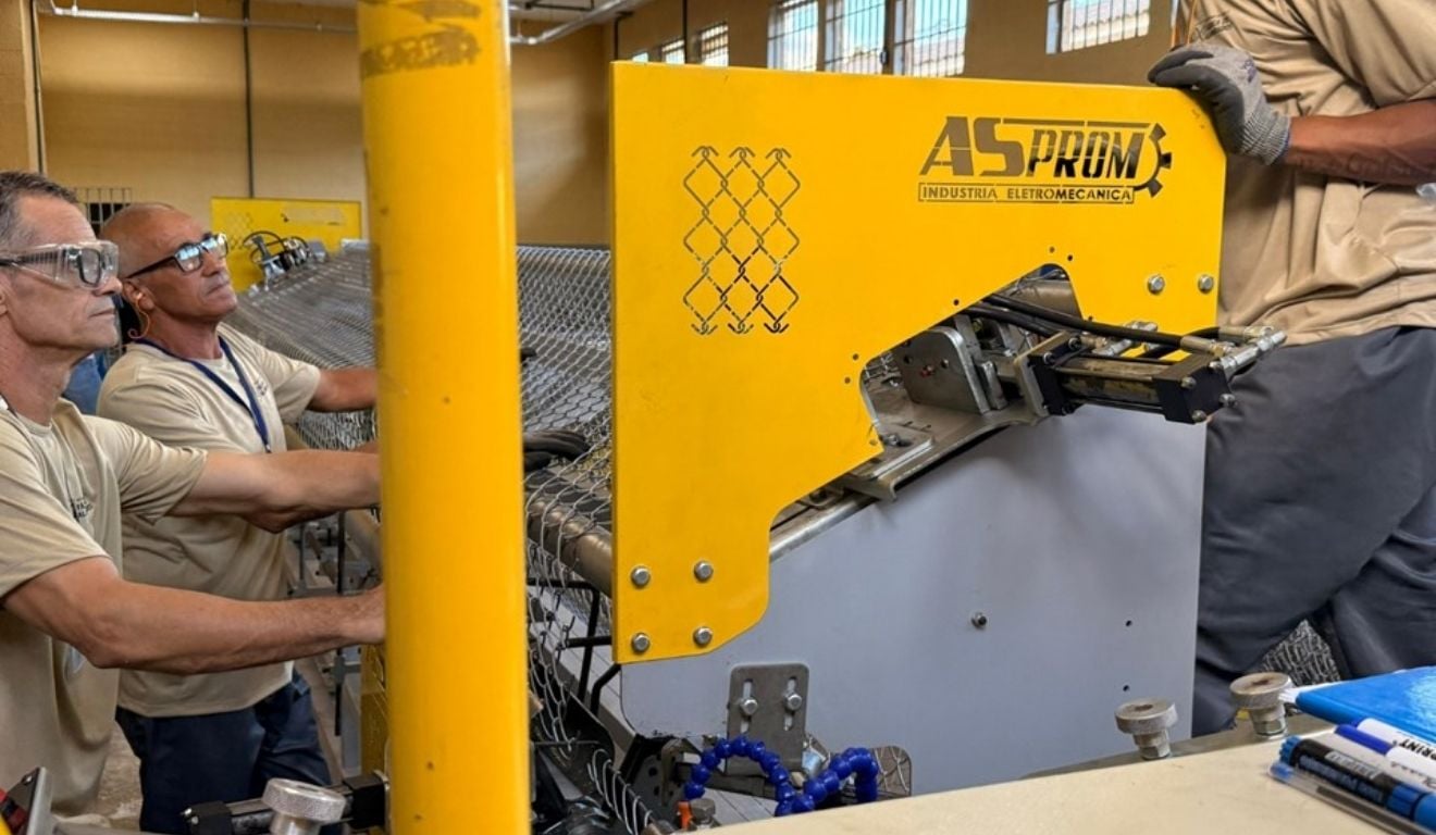 Fábrica de alambrados é inaugurada em presídio de Vila Velha Fábrica de alambrados é inaugurada em presídio de Vila Velha