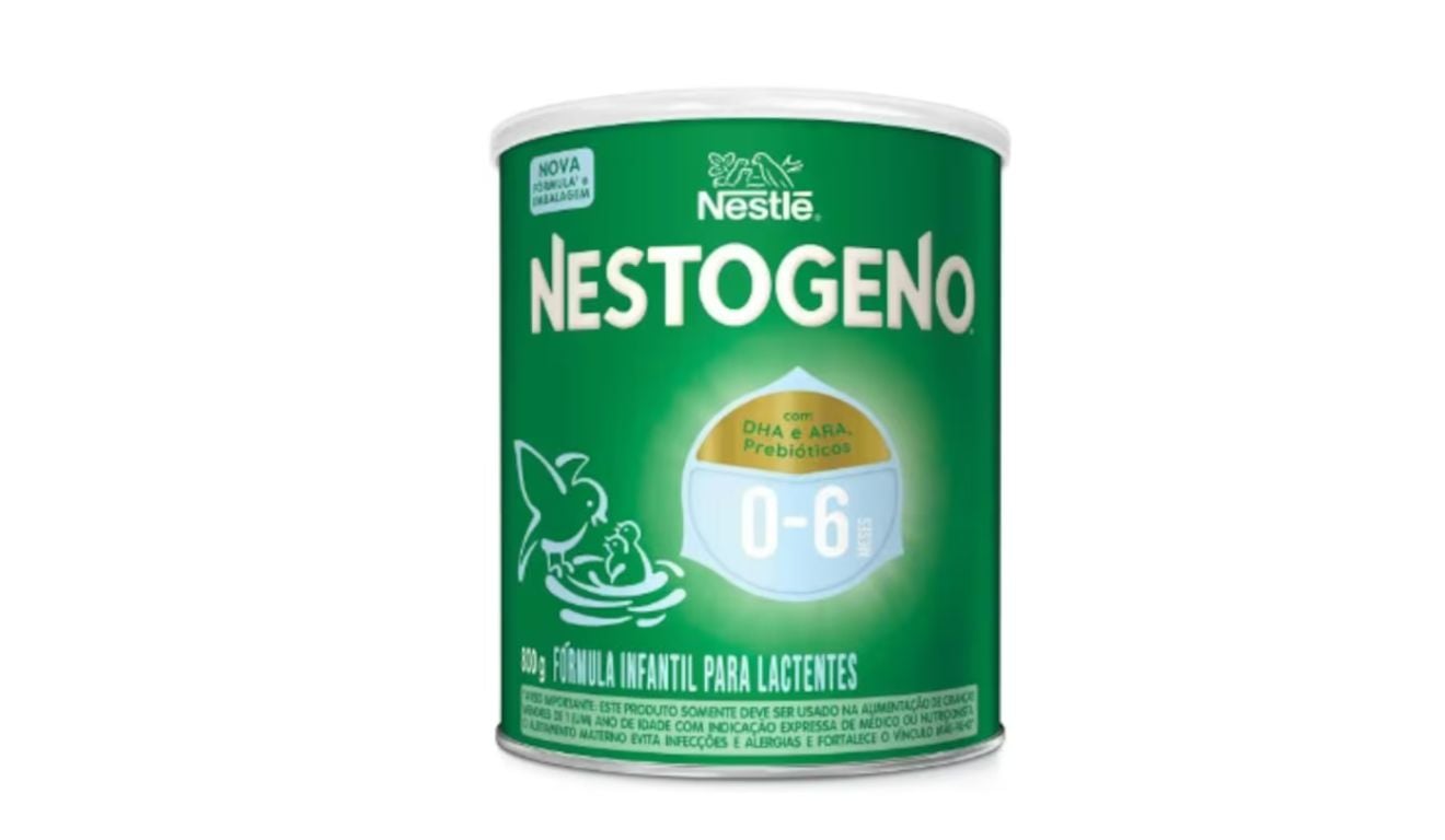 Lotes de Nestogeno estão entre os proibidos pela Anvisa. Foto: Divulgação/Nestlé Lotes de Nestogeno estão entre os proibidos pela Anvisa. Foto: Divulgação/Nestlé