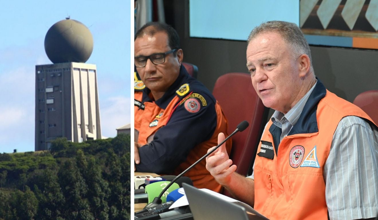 Governador Renato Casagrande anuncia compra de radares meteorológicos Governador Renato Casagrande anuncia compra de radares meteorológicos