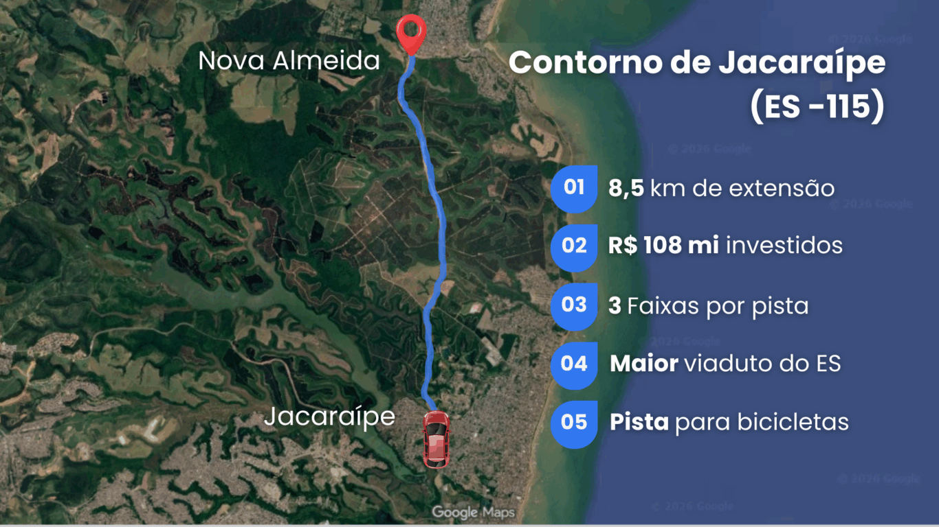 Ilustração Contorno de Jacaraípe