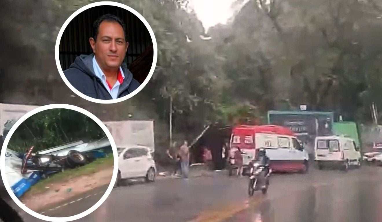 Israel Francisco da Silveira morto após acidente entre carro e caminhão-tanque na BR-482, em Alegre