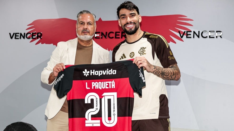 Lucas Paquetá assina contrato com o Flamengo 29-01-2026-23 Fotos: Gilvan de Souza/Flamengo Lucas Paquetá assina contrato com o Flamengo 29-01-2026-23 Fotos: Gilvan de Souza/Flamengo