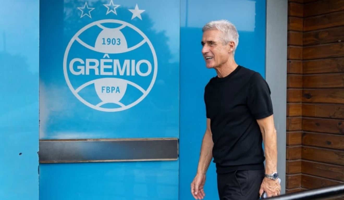 Luís Castro, técnico do Grêmio Luís Castro, técnico do Grêmio