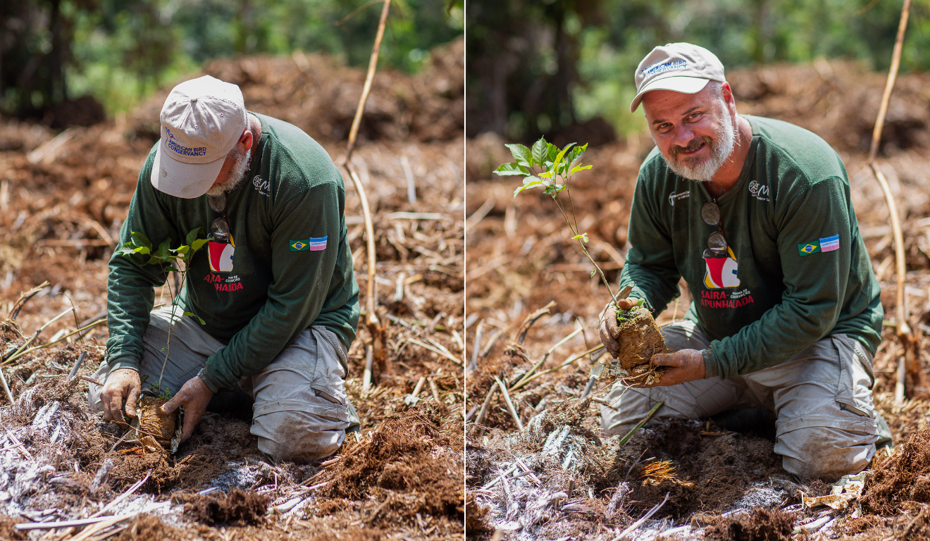Marcelo Renan é médico veterinário e coordenador da Reserva Kaetés, uma das RPPNs do Espírito Santo, onde tem a torre de observação mais alta do Estado. Créditos: Instituto Marcos Daniel