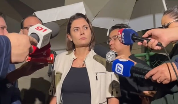 Michelle Bolsonaro fala sobre saúde de Jair Bolsonaro