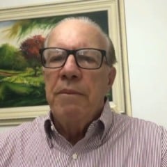 Morre o economista M&aacute;rio Vasconcelos, aos 81 anos. Foto: rede social