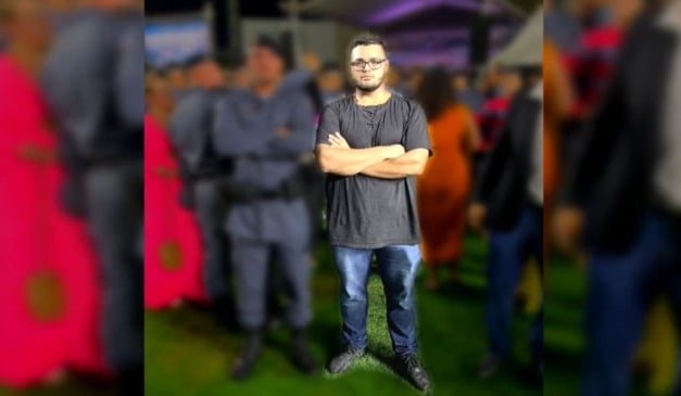 José Arthur Moreto, de 22 anos, morreu após ser baleado pelo próprio primo PM. Foto: reprodução/TV Vitória.