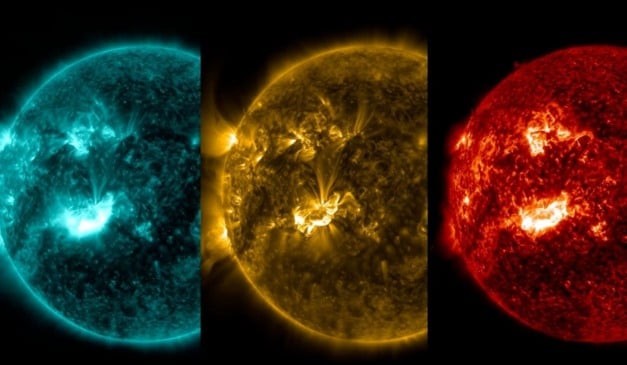 Nasa divulga forte Erupção Solar