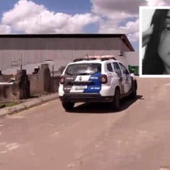 O enterro de Ana Lu&iacute;sa Ferreira Lopes teve escolta de viatura da PM. Foto: Reprodu&ccedil;&atilde;o/TV Vit&oacute;ria e Redes sociais