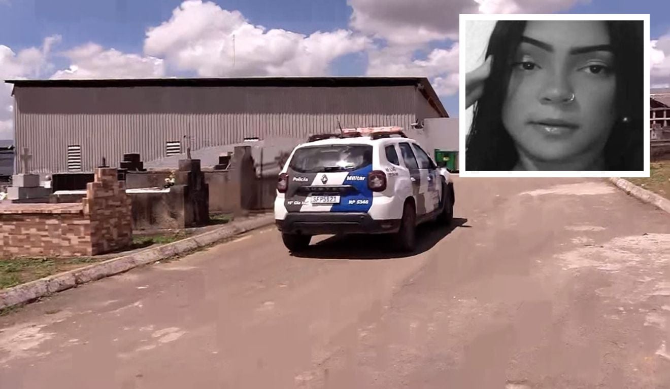 O enterro de Ana Luísa Ferreira Lopes teve escolta de viatura da PM. Foto: Reprodução/TV Vitória e Redes sociais O enterro de Ana Luísa Ferreira Lopes teve escolta de viatura da PM. Foto: Reprodução/TV Vitória e Redes sociais
