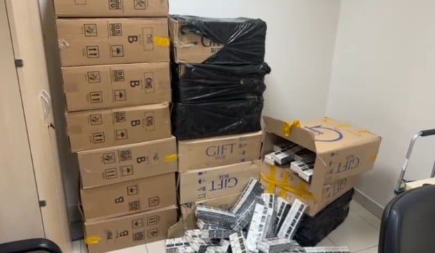 PF realiza operação contra contrabando de cigarros paraguaios no Espírito Santo. Foto: Divulgação/PRF