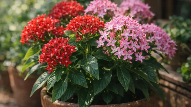 Pentas 4 tipos de vaso que influenciam no tamanho das flores e transformam o visual da planta