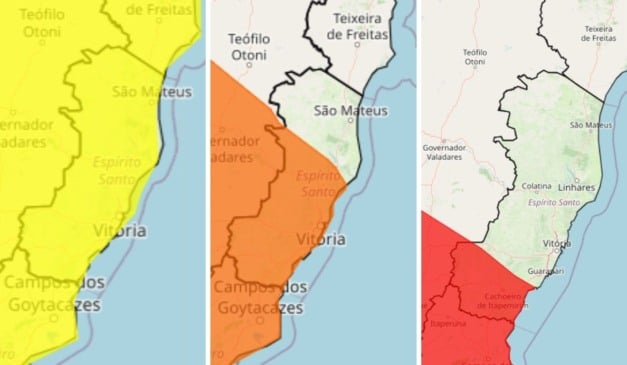 Foto: Inmet/ Reprodução 