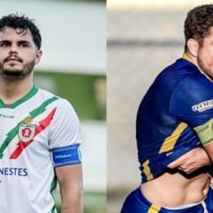 Rômulo, do Real Noroeste, e Rael, do Forte