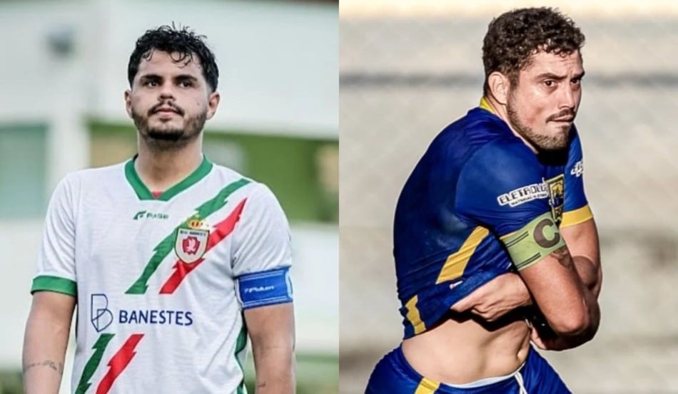 Rômulo, do Real Noroeste, e Rael, do Forte