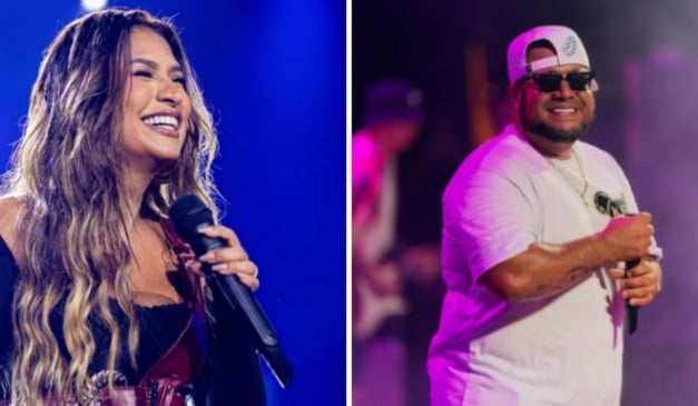 Simone Mendes e Barões da Pisadinha (Foto: Reprodução/Instagram/ @simonemendes @osbaroesdapisadinha)