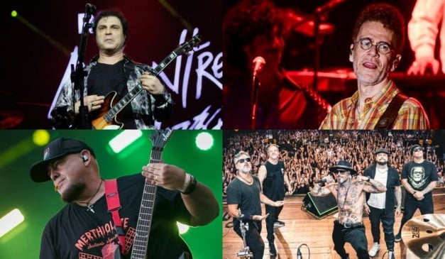 Frejat, Nando Reis, Raimundos e Detonautas fazem show em Guarapari (Fotos: Marcelo Sa Barreto/AgNews, Wallace Barbosa/AgNews, Natalia Eidt/Divulgação e Wally Guedes/Divulgação)