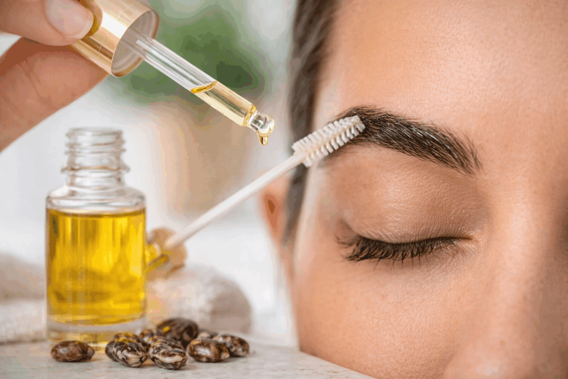 Uso contínuo de óleo de rícino é associado à melhora visual das sobrancelhas, com fios mais alinhados e hidratados, sem procedimentos invasivos/ ChatGPT Uso contínuo de óleo de rícino é associado à melhora visual das sobrancelhas, com fios mais alinhados e hidratados, sem procedimentos invasivos/ ChatGPT